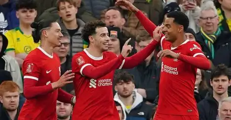 Liverpool 5-2 Norwich: Reds breeze into FA Cup fifth round as Klopp farewell tour begins