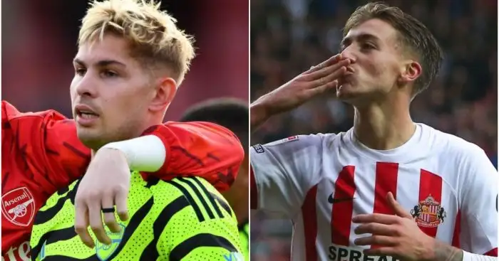 Arsenal midfielder Emile Smith Rowe and Jack Clarke have both been linked with Lazio.