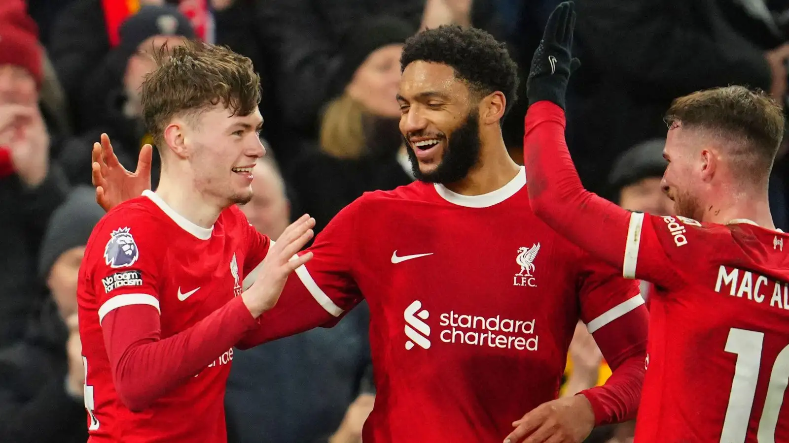 Liverpool 4-1 Chelsea: Klopp's men remain five clear as Salah-less Reds earn vital victory 1 Liverpool vs Chelsea