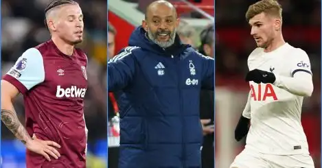 Levy and Spurs the biggest January transfer window winners; Forest and West Ham the losers