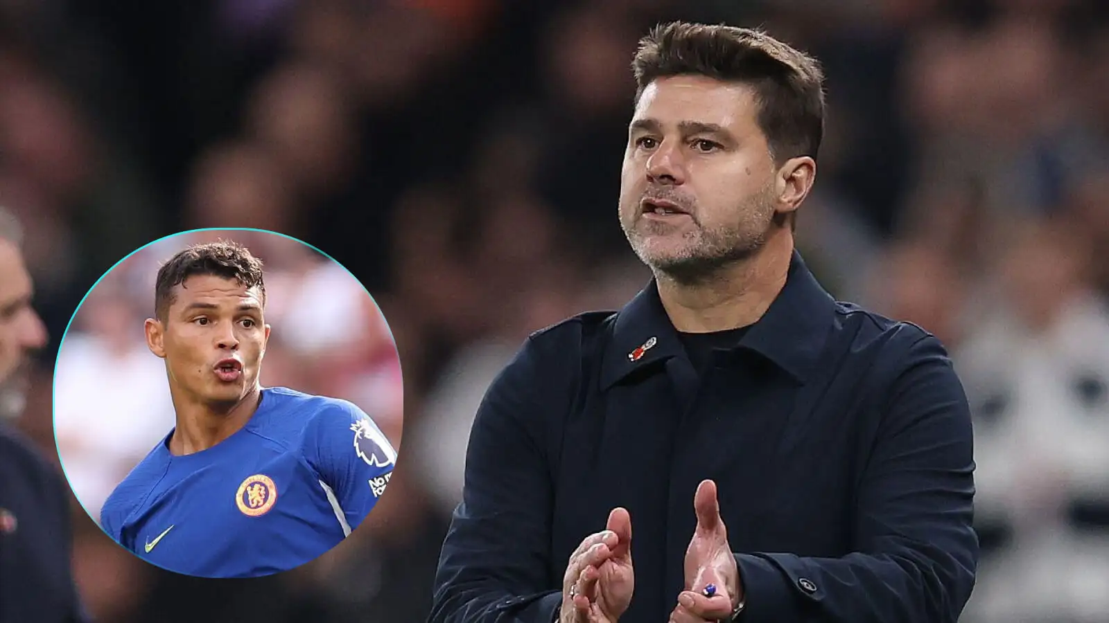 Chelsea duo Mauricio Pochettino and also Thiago Silva