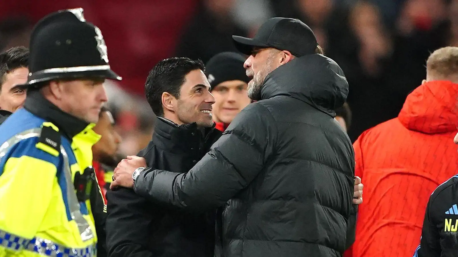 Jurgeb Klopp's Liverpool no longer 'invincible' as 'mystique' and 'certainty' destroyed 4 c?url=https%3A%2F%2Fd2x51gyc4ptf2q.cloudfront.net%2Fcontent%2Fuploads%2F2024%2F02%2F04100052%2FMikel Arteta Jurgen Klopp Arsenal Liverpool F365