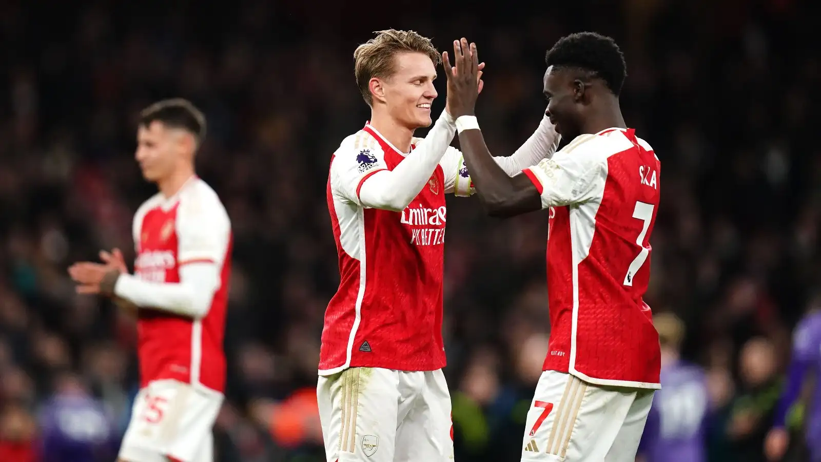 Odegaard Saka Arsenal