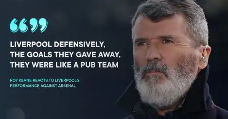 Keane slams Liverpool for playing like a ‘pub team’ as Carragher criticises two players