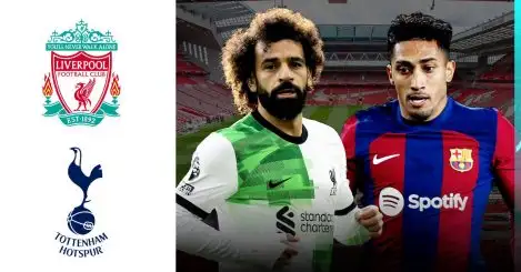 Tottenham ‘offer’ £59m to Barcelona for Liverpool’s ‘most liked’ Salah replacement amid Saudi links