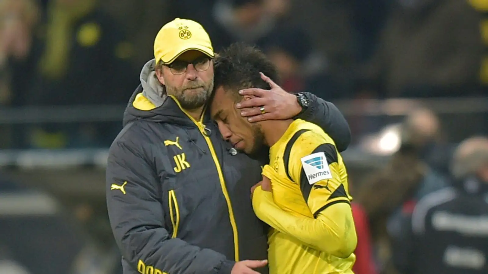 Liverpool: Jurgen Klopp to Barcelona on as Aubameyang recommends 'incredible' German 5 c?url=https%3A%2F%2Fd2x51gyc4ptf2q.cloudfront.net%2Fcontent%2Fuploads%2F2024%2F02%2F07150538%2FJurgen Klopp Pierre Emerick Aubameyang Dortmund F365