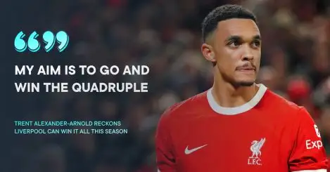 Alexander-Arnold backs Liverpool to win quadruple as Reds can ‘beat any team’ (except Arsenal)
