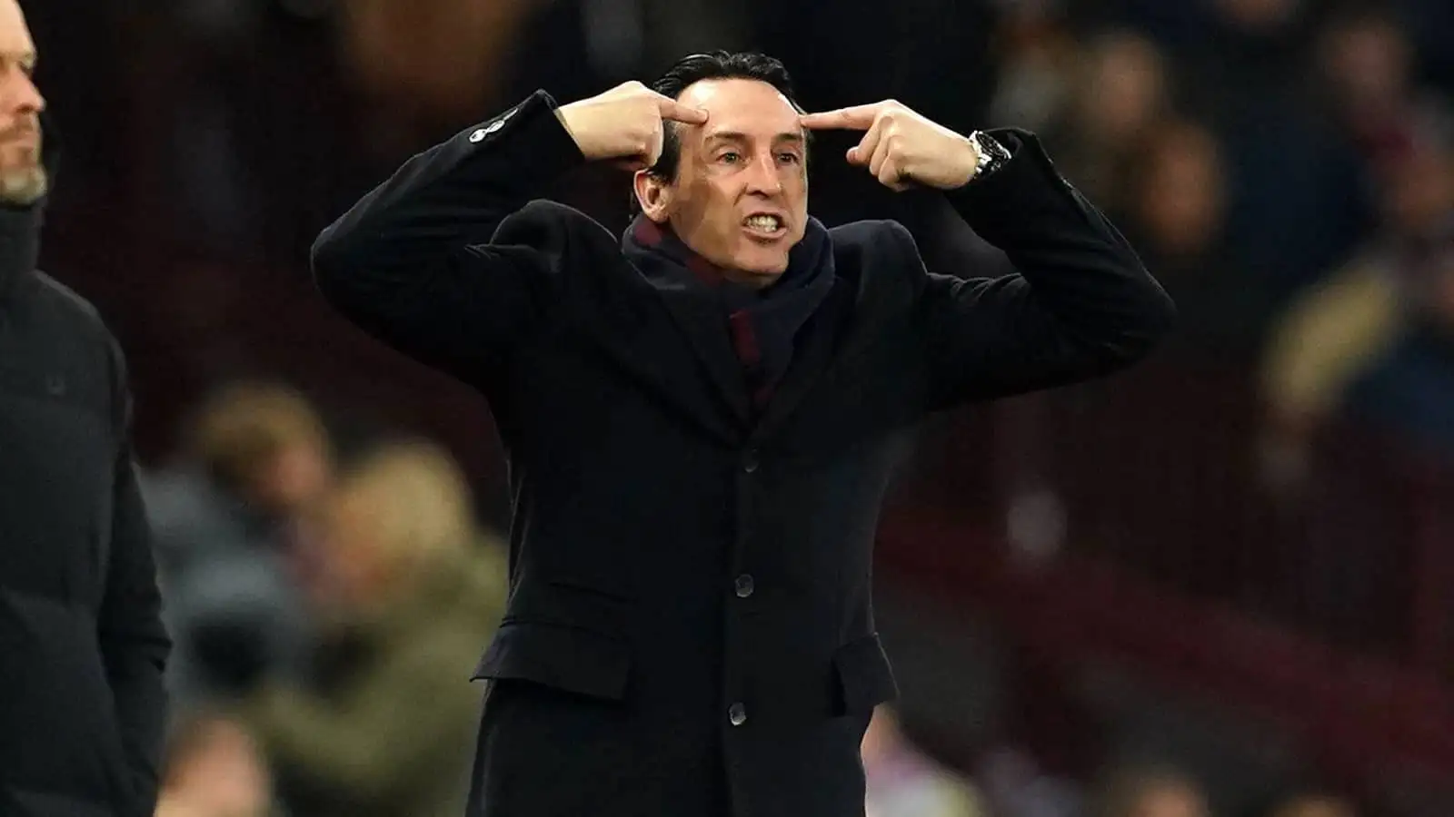 Neville tells Aston Villa they 'will finish top four or five' if Emery can 'step up' after 'dig in the ribs' 1 Unai Emery, Aston Suite, February 2024