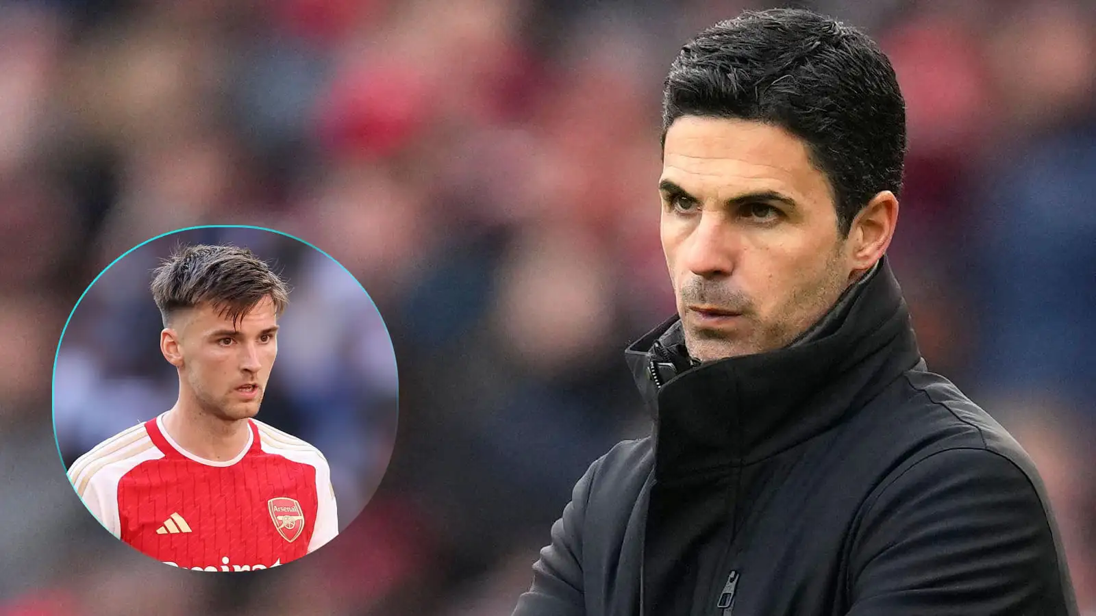 Bộ đôi Arsenal Kieran Tierney và Mikel Arteta