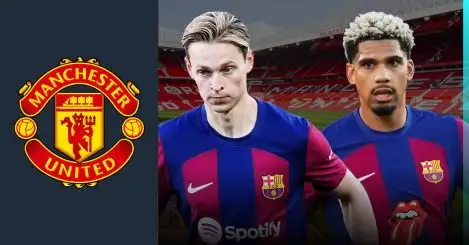 Man Utd summer budget revealed as officials ‘travel’ to Barcelona to ‘negotiate’ £170m double deal
