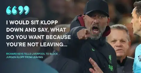 ‘You’re not leaving’ – Liverpool told to block Klopp’s exit with offers to ‘accommodate’ tired manager
