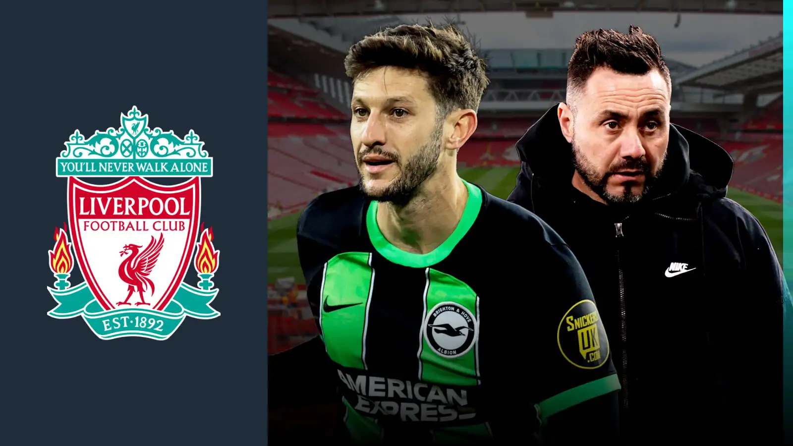 Liverpool targets Adam Lallana and also Roberto De Zerbi