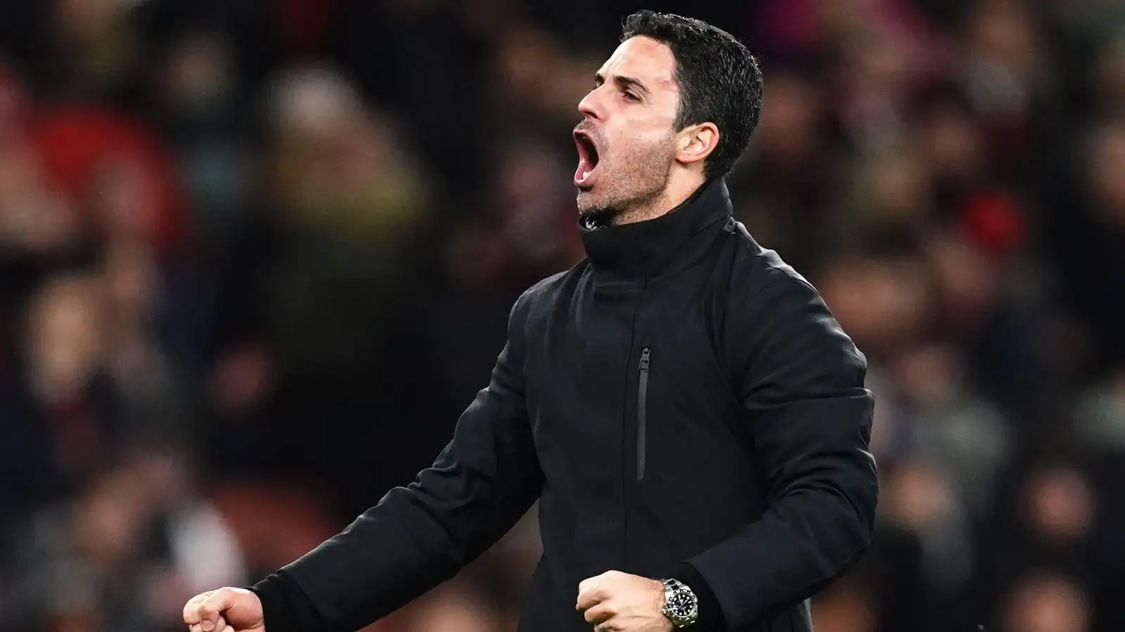 Arsenal supervisor Mikel Arteta memorializes a win.