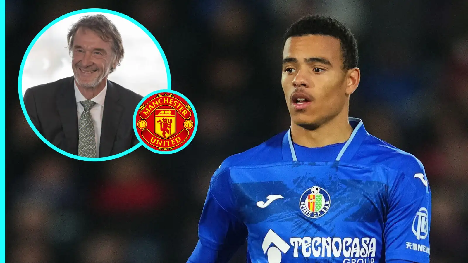 Male Utd co-vendor Sir Jim Ratcliffe as well as Mason Greenwood