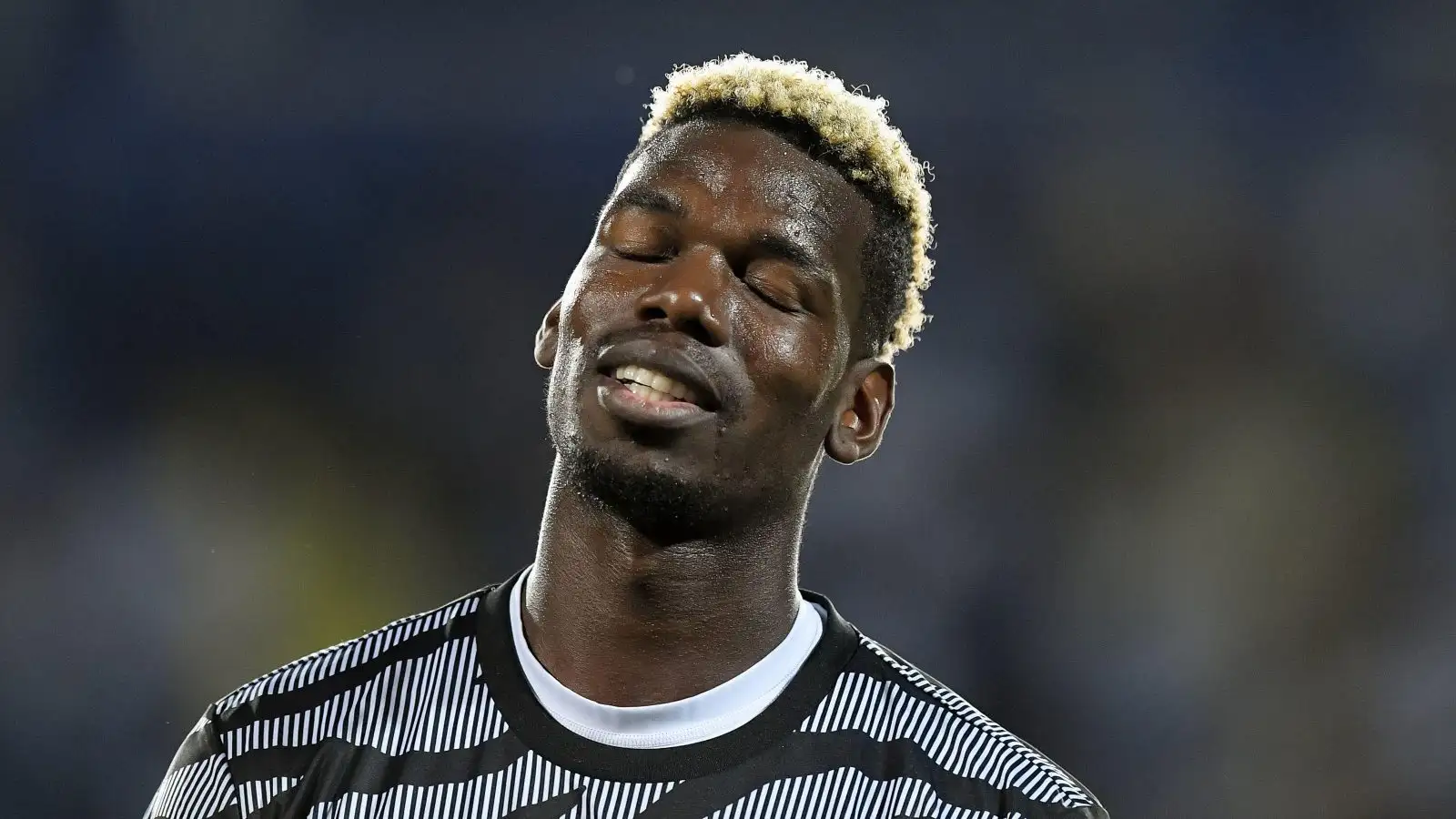 Paul Pogba appearances dejected during a joyful-up.