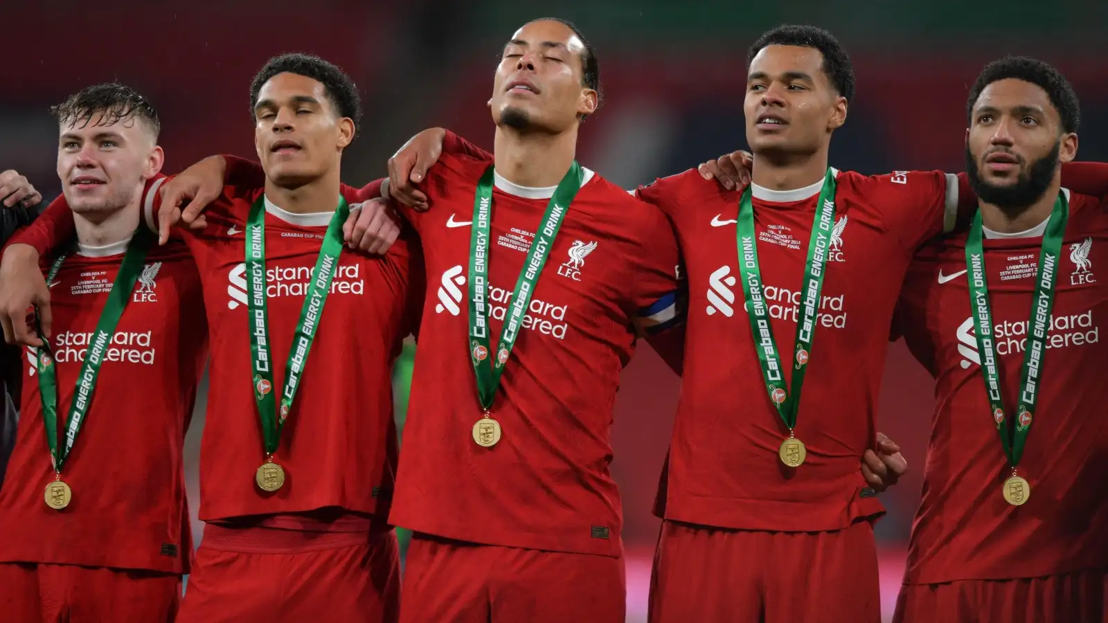 Virgil van Dijk and also Liverpool crew-spouses be grateful thrilling the Carabao Cup.