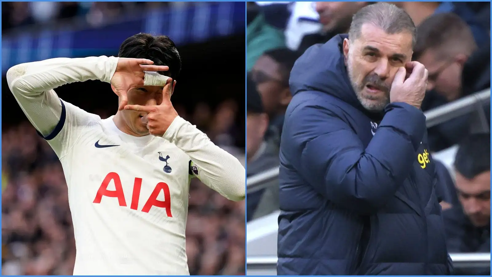 Postecoglou tells Son to carry on if he loses his finger after Spurs' 'persist' to come back vs Palace 1 Ange Postecoglou tells Heung-min Son he can tinker even if he loses a finger.