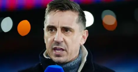 Neville names Man Utd star who ‘played’ the referee as Ten Hag claims gap to Man City is ‘very small’