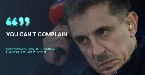 Gary Neville disagrees with Liverpool ‘monumental error’ claim as ‘upset’ Nottm Forest ‘can’t complain’