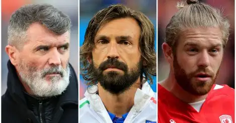 Pirlo, Keane, Clayton… but no Cork – football’s finest face fungus