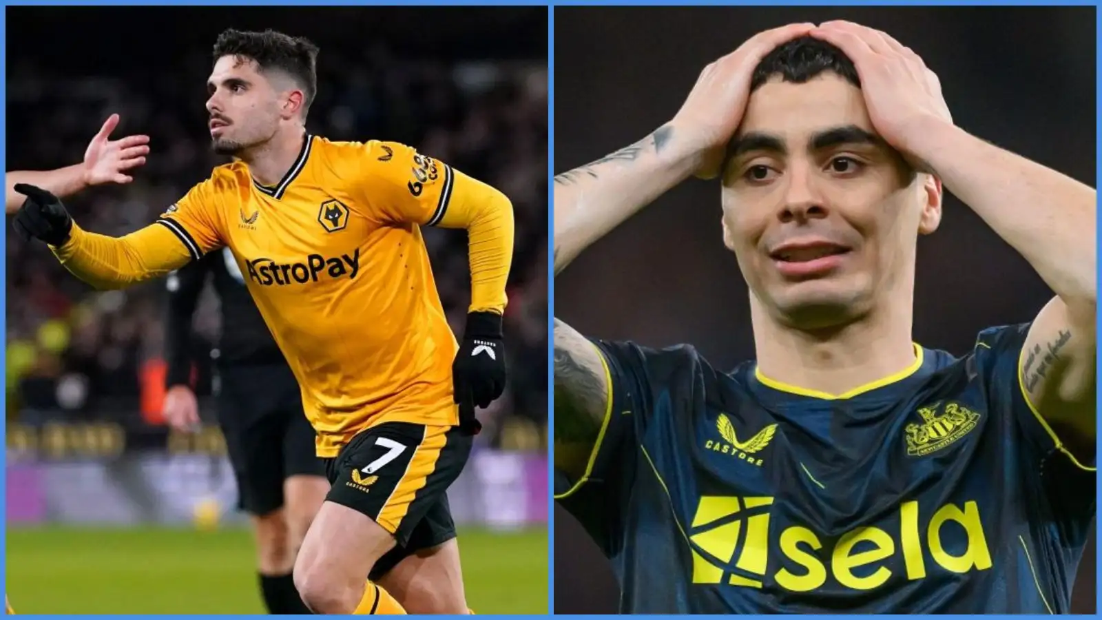 Newcastle 'seeking upgrade' on Howe favourite as £60m Liverpool target is 'discussed by scouts' 1 Pedro Neto can be signed to equalize Miguel Almiron at Newcastle.