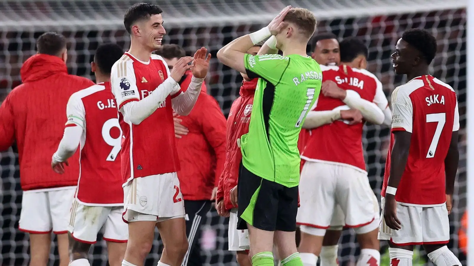Arsenal's are luckier than title rivals Liverpool and City as the Mailbox apologises to 'donkey' Havertz 1 Play sully duo Kai Havertz and also Aaron Ramsdale after a win.