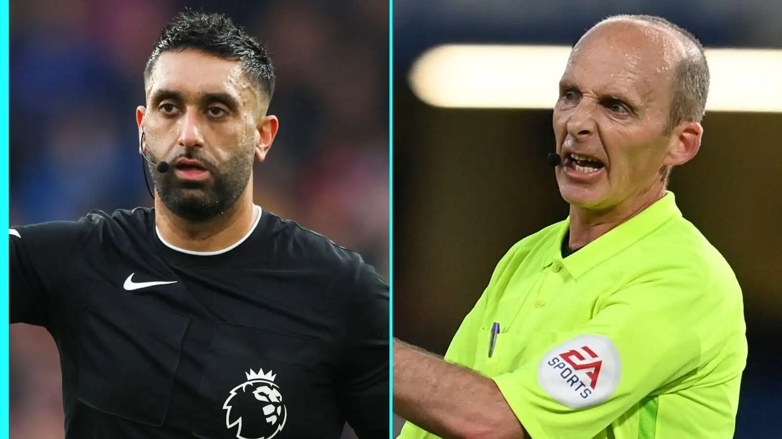 Mike Dean takes aim at 'bang out of order' Premier League referee over viral clip 1 A crater image of Temperate Singh Gill and Mike Dean