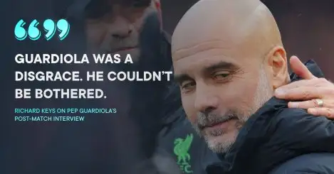 Man City: Guardiola labelled a ‘disgrace’ for looking at reporter like a ‘piece of poo on his shoe’