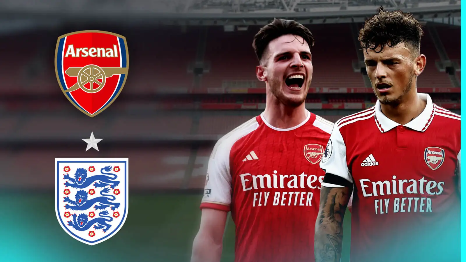 Is Declan Rice now at the same elite level of Mbappe, Haaland, Bellingham? 1 Conglomeration duo Declan Rice and also Ben White.