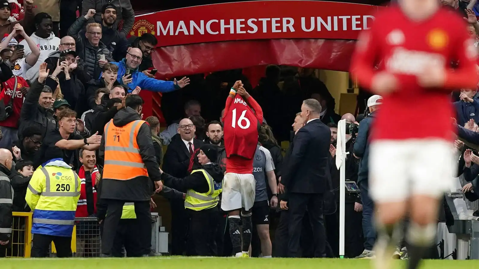 Man Utd 4-3 Liverpool: Red Devils stun rivals in FA Cup classic as Diallo caps off famous win with goal, red card 1 Amad Diallo, Manchester United, March 2024