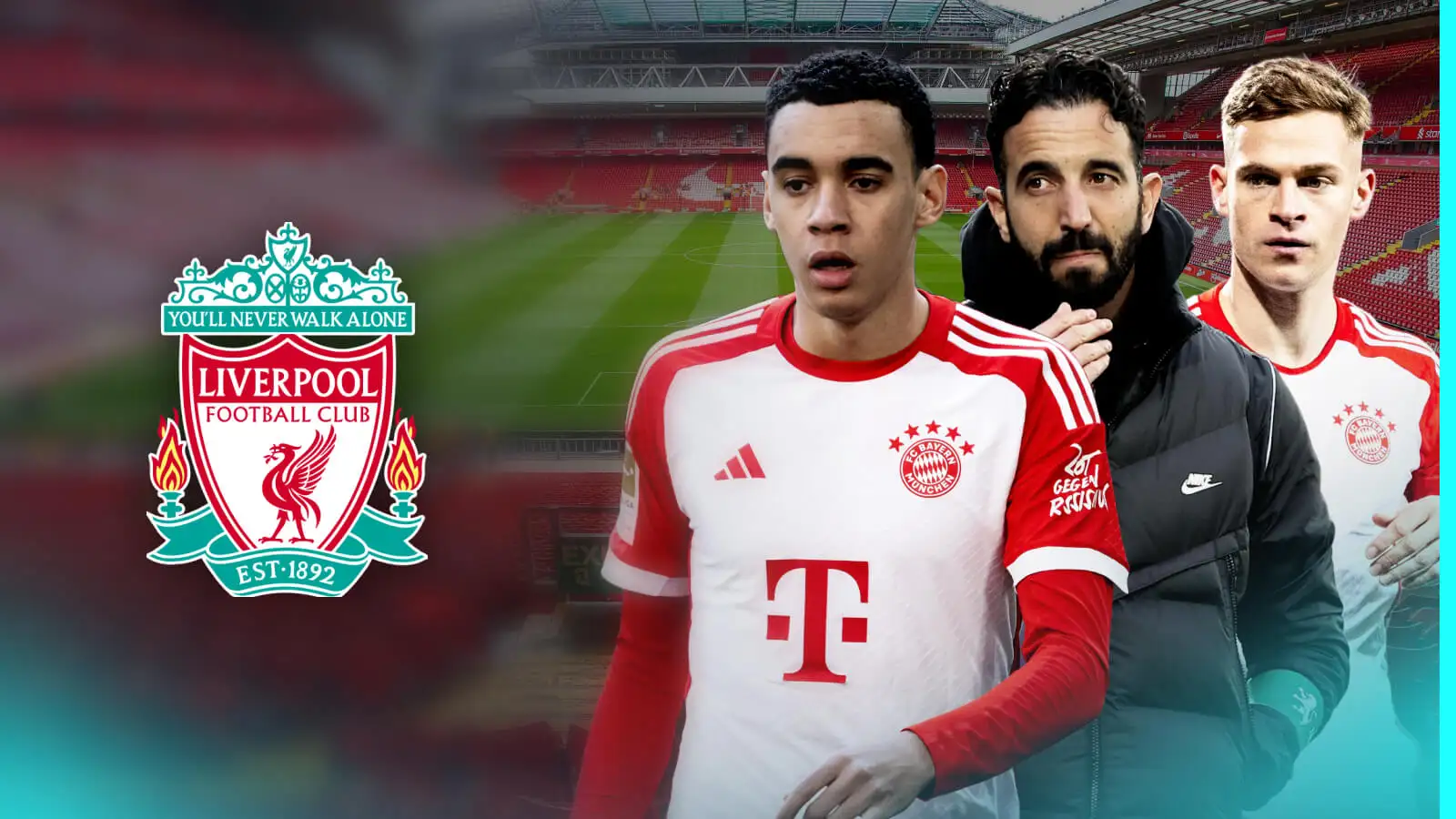 Liverpool targets Jamal Musiala, Ruben Amorim and also Joshua Kimmich