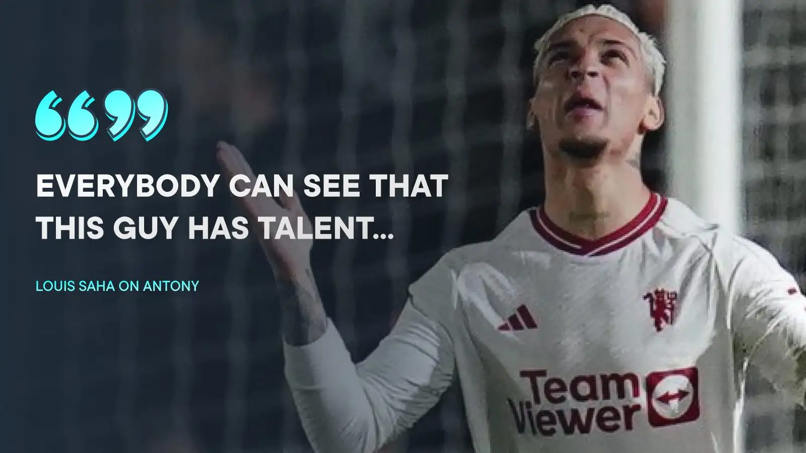 Man Utd fans told to 'believe in' £80m flop with 'unfinished business' after Liverpool heroics 1 Antony possesses