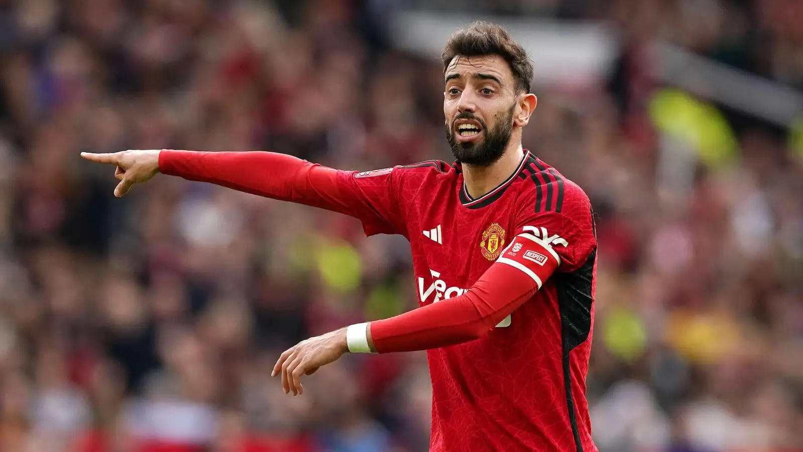 Man Utd midfielder Bruno Fernandes