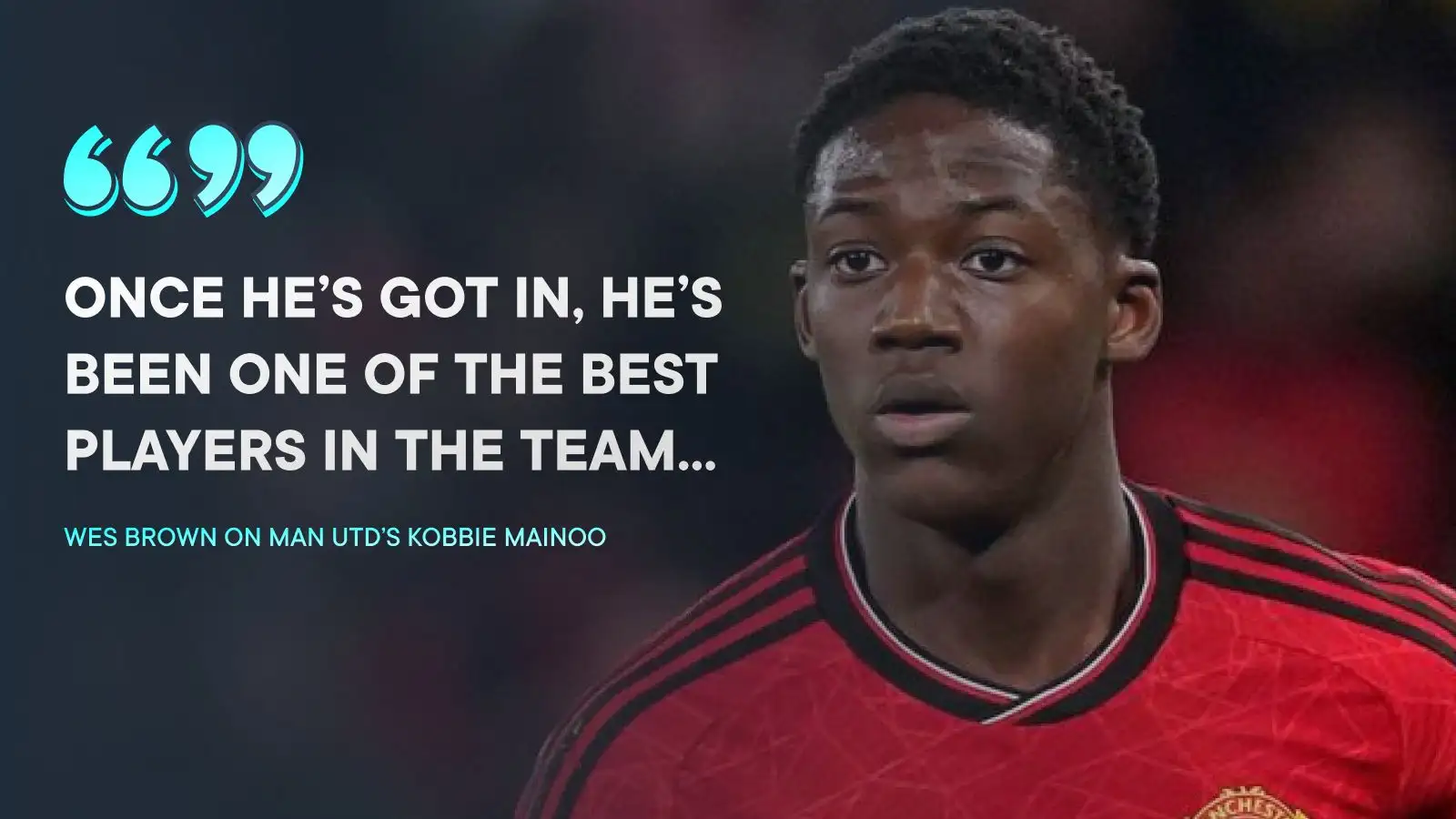 Man Utd: Mainoo backed for England success as Southgate is urged to consider Euros call-up 1 Male Utd and England boy Kobbie Mainoo is well prepped to prosper for England, says Wes Brown.