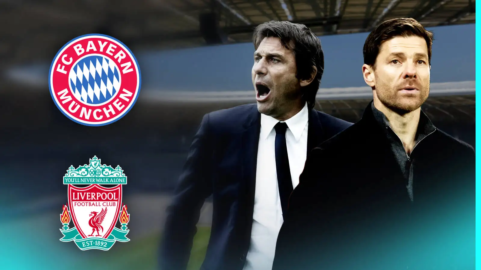 Antonio Conte Xabi Alonso Bayern Liverpool