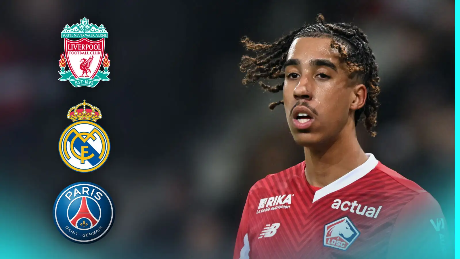 Real Madrid fight PSG for Xabi Alonso's 'number one request' at Liverpool 1 Yoro Lille