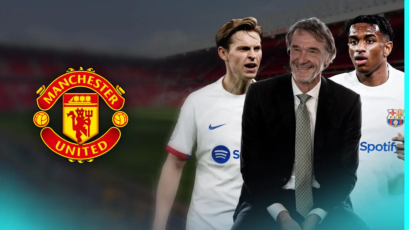 Sir Jim Ratcliffe and also two Male Utd targets