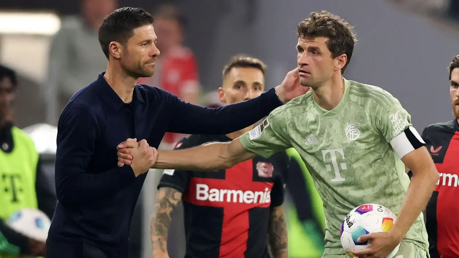 Liverpool blow: 'Few believe' Alonso will replace Klopp as fresh 'rumour' reveals Real Madrid plan 1 Liverpool target Xabi Alonso smoothie mixes hands doning Thomas Muller.