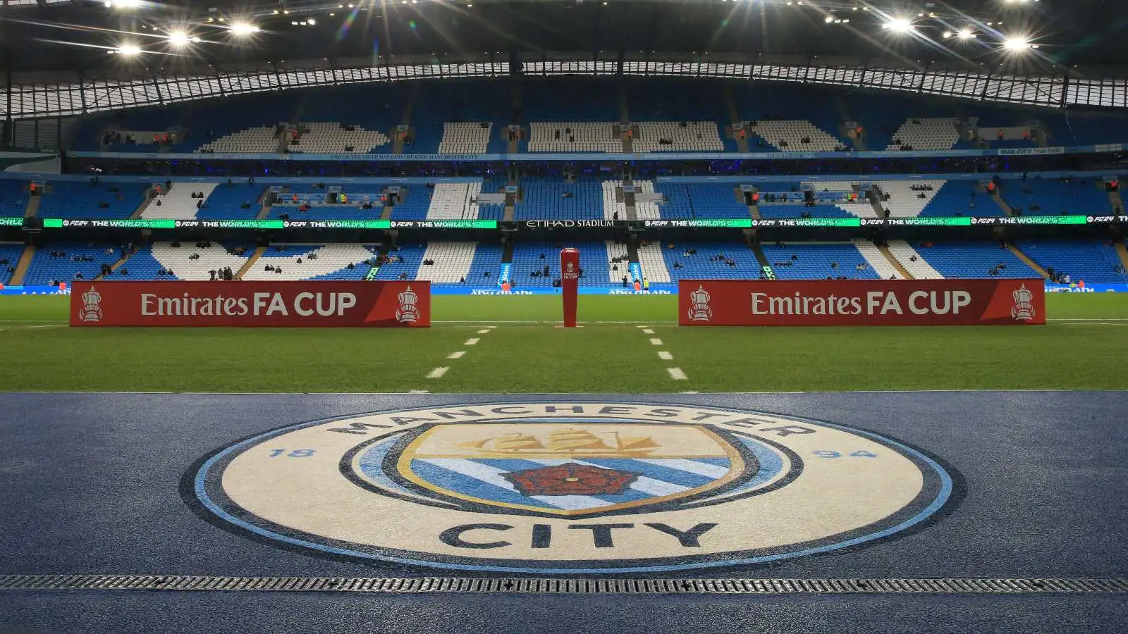 Man City play at the Etihad Stadium