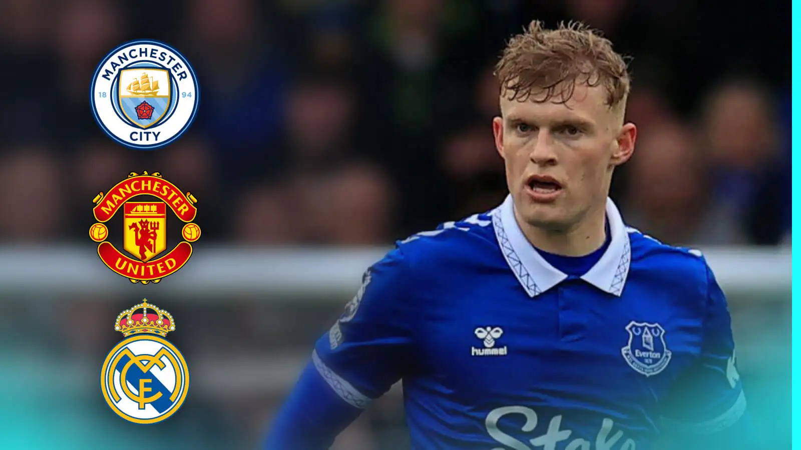 Man City give Man Utd, Real Madrid huge competition for thriving Prem centre-back Guardiola wants 1 Jarrad Branthwaite, Manchester Metropolitan