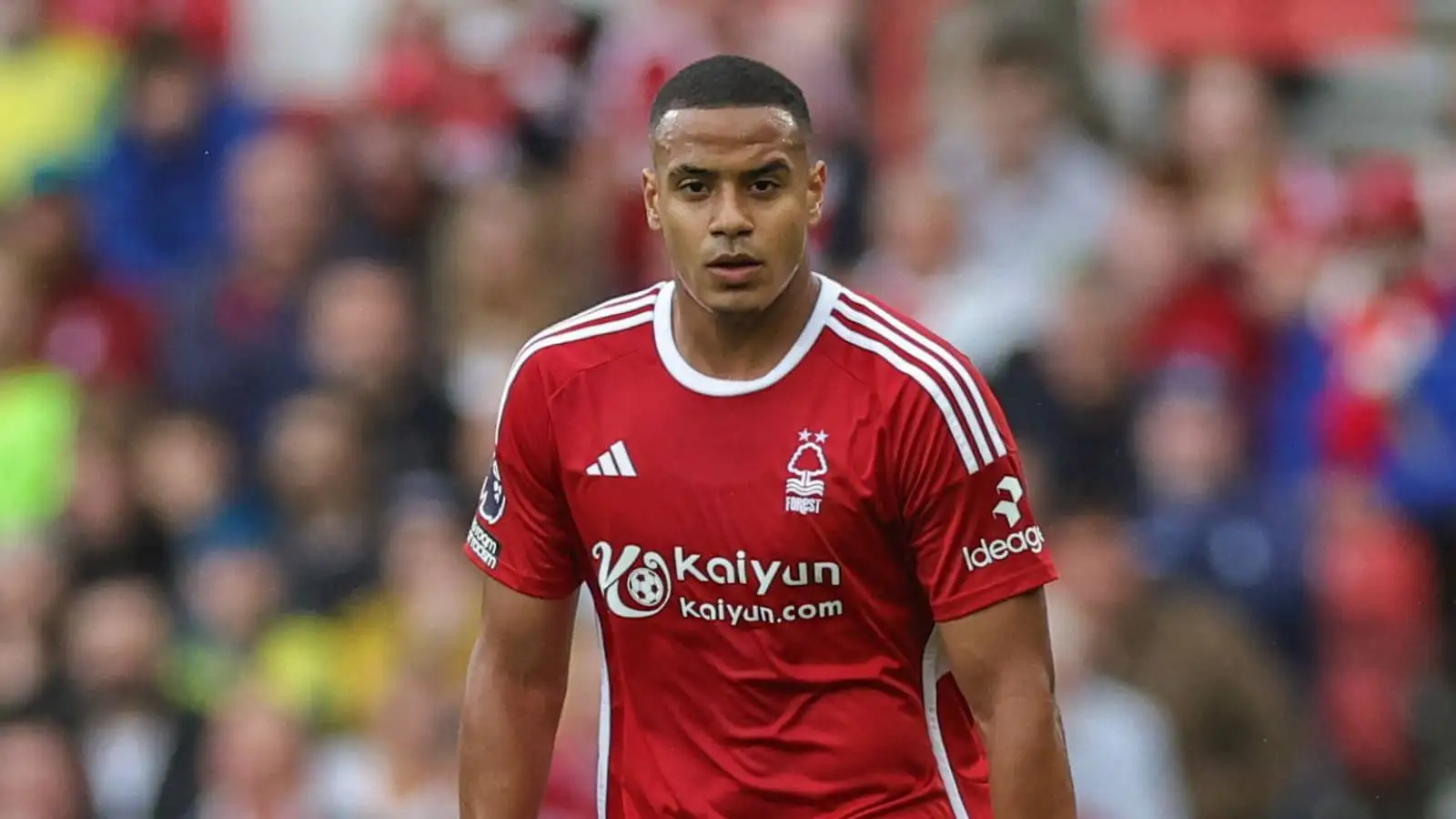 Arsenal 'tempted' by quality Prem centre-back as slashed value makes for perfect transfer 1 Murillo, Nottingham Woodland, October 2023