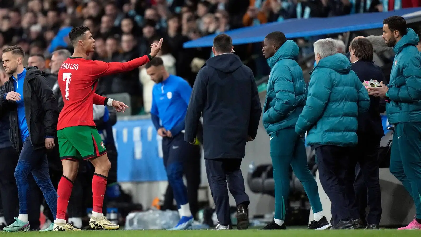 Cristiano Ronaldo stormed down tunnel after Portugal teammate claimed he’s past his peak