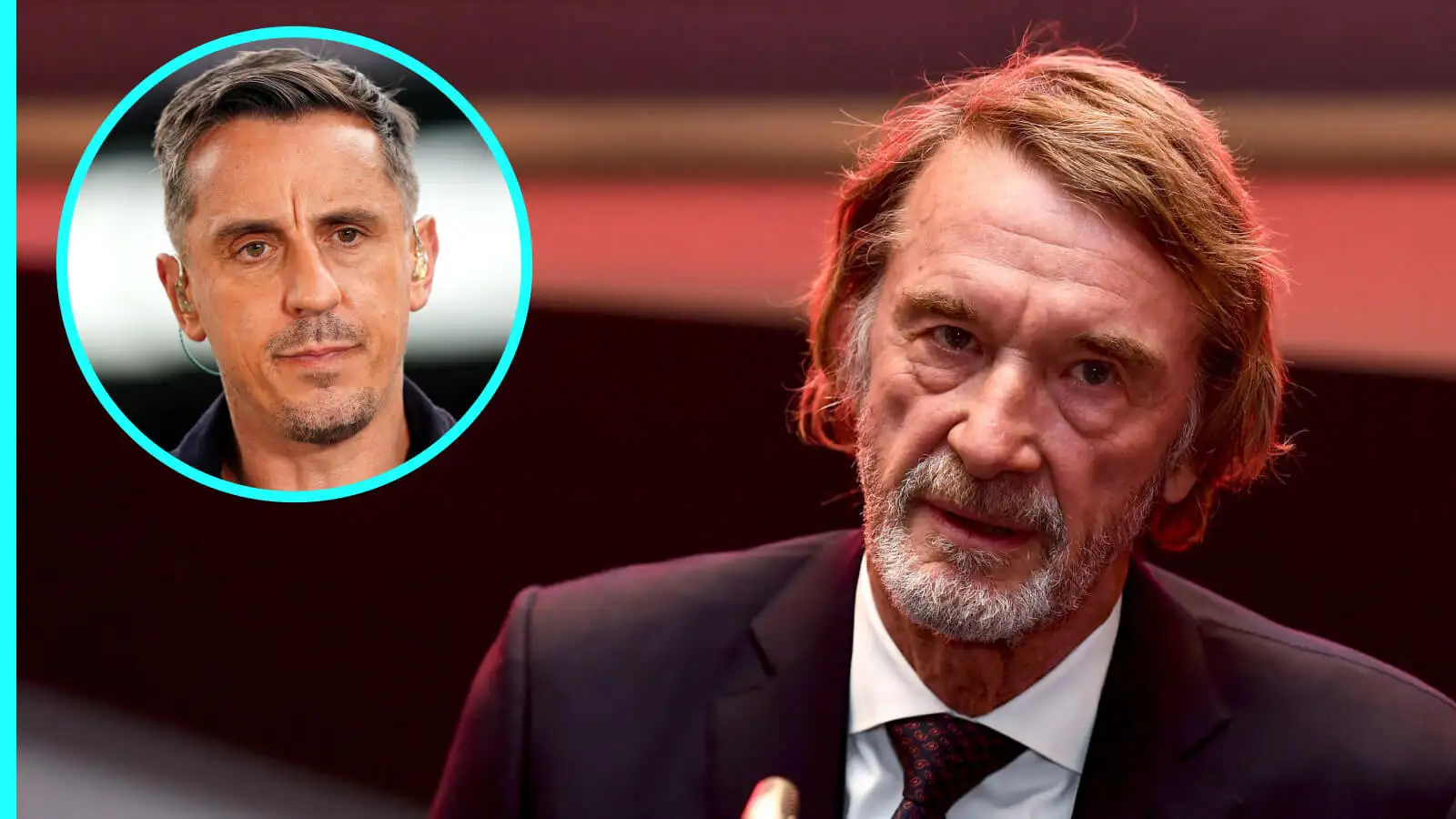 Man Utd: Gary Neville urges Ratcliffe to stick with Ten Hag over trio linked with Old Trafford move 1 Neville Ratcliffe Individual Utd