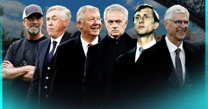 Jurgen Klopp, Carlo Ancelotti, Sir Alex Ferguson, Jose Mourinho, Johan Cruyff and Arsene Wenger were all someone's second choice..