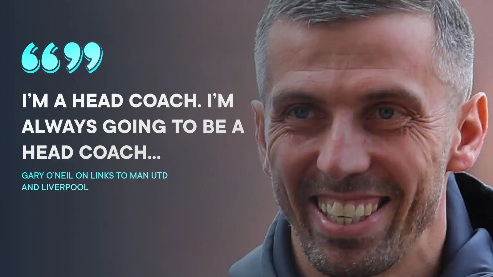 Man Utd: Gary O'Neil states he 'will always be a head coach' after Red Devils 'demotion' grilling 1 Gary O'Neil testimonies on the Male Utd and Liverpool speculation.