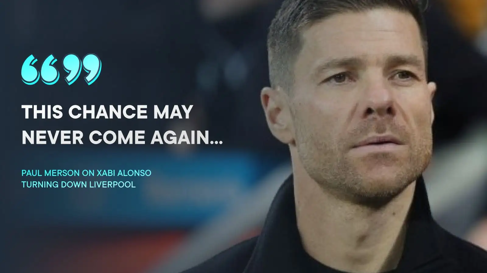 Xabi Alonso could remorse swivelling down Liverpool, cases Paul Merson.