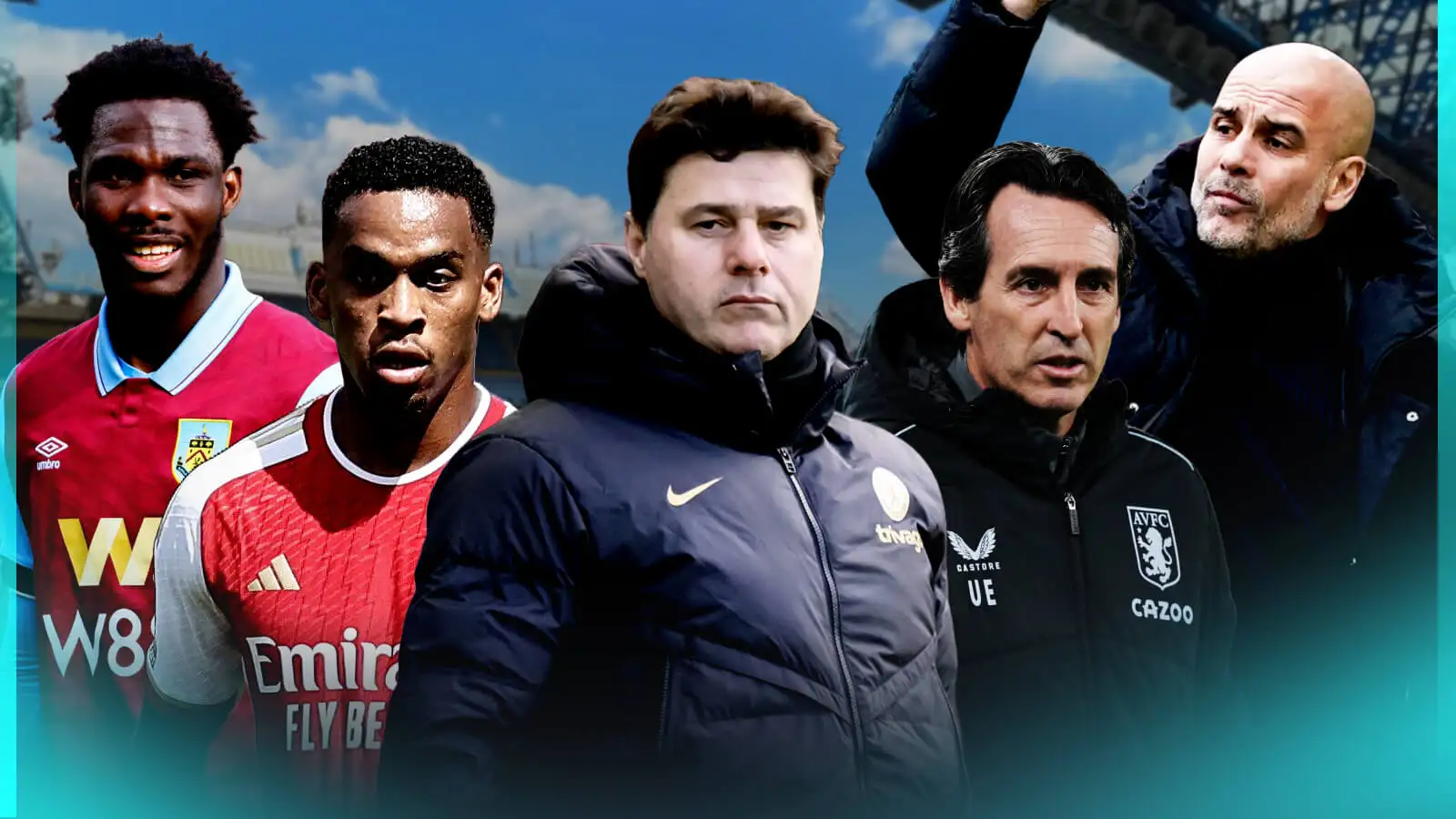 pochettino emery guardiola timber fofana