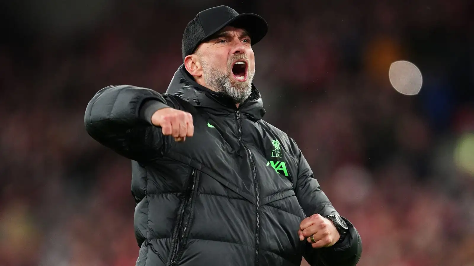 Liverpool manager Jurgen Klopp celebrates a win