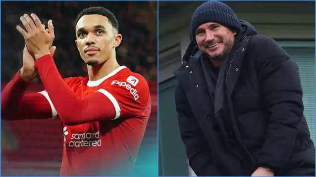 Frank Lampard (right) and Trent Alexander-Arnold (left) feature in Gossip on Sunday