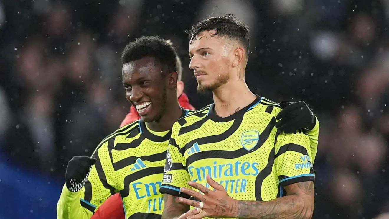 Lineker, Shearer slam 'embarrassing' Arsenal 'prat' after 'real truth' about White's England snub emerges 1 Mix duo Ben White and Eddie Nketiah